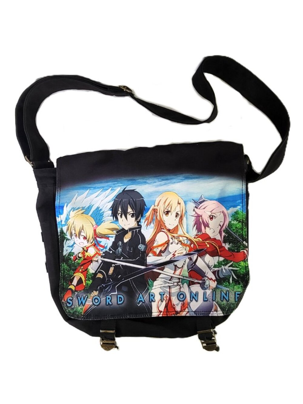 Sword Art Online Messenger Bag Great Eastern Canvas Kirito Asuna Anime
